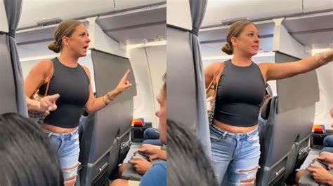 woman american airlines flight|woman says passenger not real.